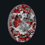 Rot und Grau Camouflage, Militär, Armee Dartscheibe<br><div class="desc">Elegantes,  stilvolles und raffiniertes Tarnmuster in Rot und Grau. Moderne und trendige Geschenke,  perfekt für den militärischen Liebhaber in Ihrem Leben.</div>