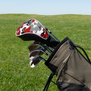 Rot und Grau Camouflage, Militär, Armee Golf Headcover