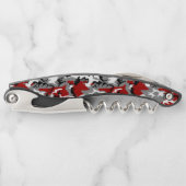 Rot und Grau Camouflage, Militär, Armee Kellnermesser (Vorderseite)