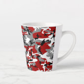 Rot und Grau Camouflage, Militär, Armee Milchtasse (Rechts)