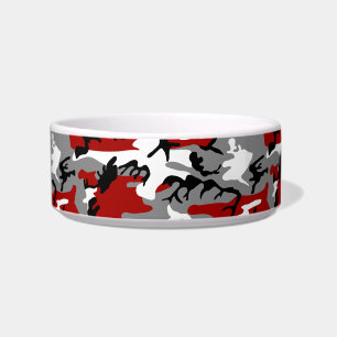 Rot und Grau Camouflage, Militär, Armee Napf
