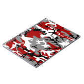 Rot und Grau Camouflage, Militär, Armee Notizblock (Linke Seite)