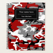 Rot und Grau Camouflage, Militär, Armee Planer (Vorderseite)