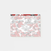 Rot und Grau Camouflage, Militär, Armee Post-it Klebezettel (Vorderseite)
