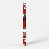 Rot und Grau Camouflage, Militär, Armee Samsung Galaxy Hülle (Rechte Seite)