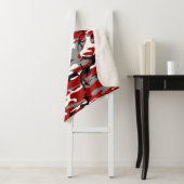 Rot und Grau Camouflage, Militär, Armee Sherpadecke (Beispiel)