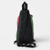 Rot und Grün 45 Grad Minimalist Crossbody Bag (Rückseite)