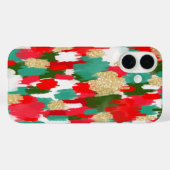 Rot und grün abstrakt Case-Mate iPhone hülle (Rückseite (Horizontal))