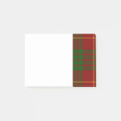Rot und Grün Clan Cameron Tartan Post-it Klebezettel (Vorderseite)