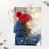 Rot und Grün frohe Weihnachten Ein Foto