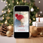 Rot und Grün frohe Weihnachten Ein Foto