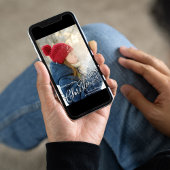 Rot und Grün Frohe Weihnachten Kariertes Foto