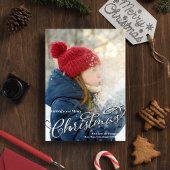 Rot und Grün Frohe Weihnachten Kariertes Foto