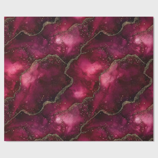 Rot und Grün Geschenkpapier (Flach)