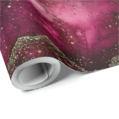 Rot und Grün Geschenkpapier (Rolleneckpunkt)