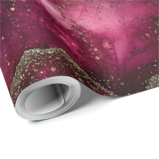 Rot und Grün Geschenkpapier (Rolleneckpunkt)