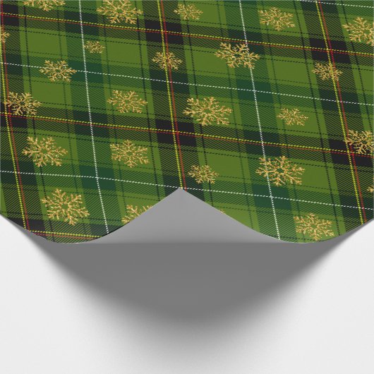 Rot und Grün Geschenkpapier (Ecke)