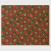 Rot und Grün Geschenkpapier (Flach)