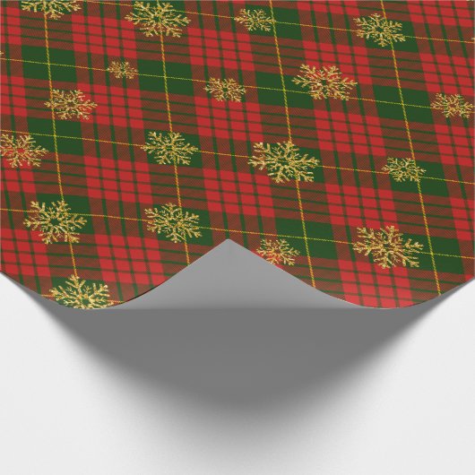 Rot und Grün Geschenkpapier (Ecke)