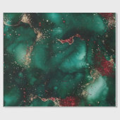 Rot und Grün Geschenkpapier (Flach)