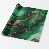 Rot und Grün Geschenkpapier (Ungerollt)