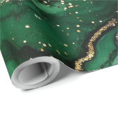 Rot und Grün Geschenkpapier (Rolleneckpunkt)