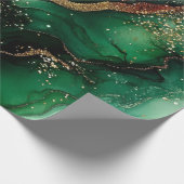 Rot und Grün Geschenkpapier (Ecke)