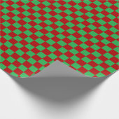 Rot und Grün Geschenkpapier (Ecke)