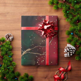 Rot und Grün Geschenkpapier