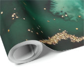 Rot und Grün Geschenkpapier (Rolleneckpunkt)