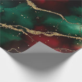 Rot und Grün Geschenkpapier (Ecke)