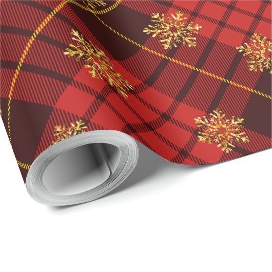 Rot und Grün Geschenkpapier (Rolleneckpunkt)