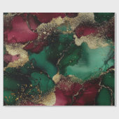 Rot und Grün Geschenkpapier (Flach)