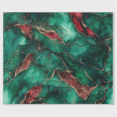 Rot und Grün Geschenkpapier (Flach)