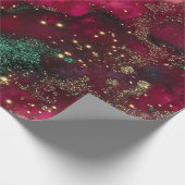 Rot und Grün Geschenkpapier (Ecke)