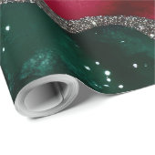 Rot und Grün Geschenkpapier (Rolleneckpunkt)