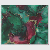 Rot und Grün Geschenkpapier (Flach)