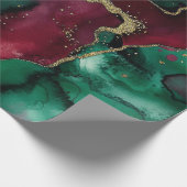 Rot und Grün Geschenkpapier (Ecke)