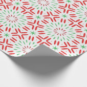 Rot und Grün Geschenkpapier (Ecke)