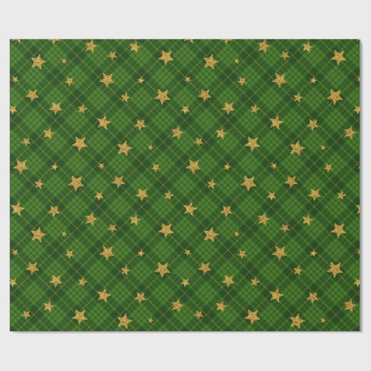 Rot und Grün Geschenkpapier (Flach)