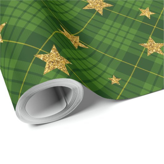 Rot und Grün Geschenkpapier (Rolleneckpunkt)