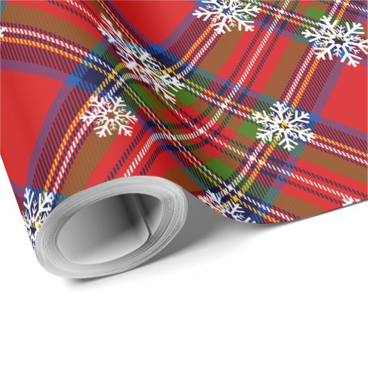 Rot und Grün Geschenkpapier (Rolleneckpunkt)