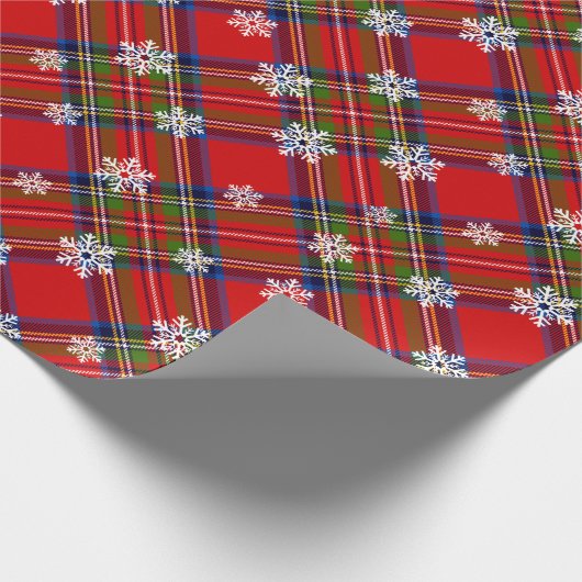 Rot und Grün Geschenkpapier (Ecke)