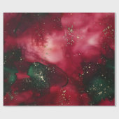 Rot und Grün Geschenkpapier (Flach)