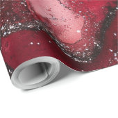 Rot und Grün Geschenkpapier (Rolleneckpunkt)