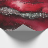 Rot und Grün Geschenkpapier (Ecke)