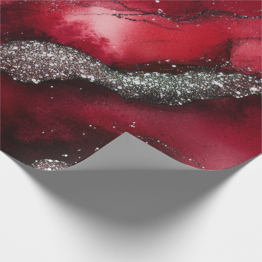 Rot und Grün Geschenkpapier (Ecke)