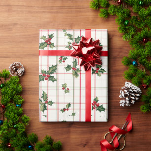 Rot und Grün Geschenkpapier