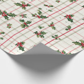 Rot und Grün Geschenkpapier (Ecke)