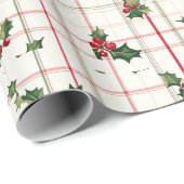 Rot und Grün Geschenkpapier (Rolleneckpunkt)